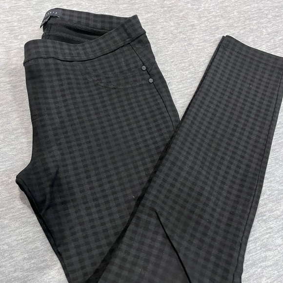 Sanctuary Black Plaid Leggings Ankle-Length - Picture 7 of 10